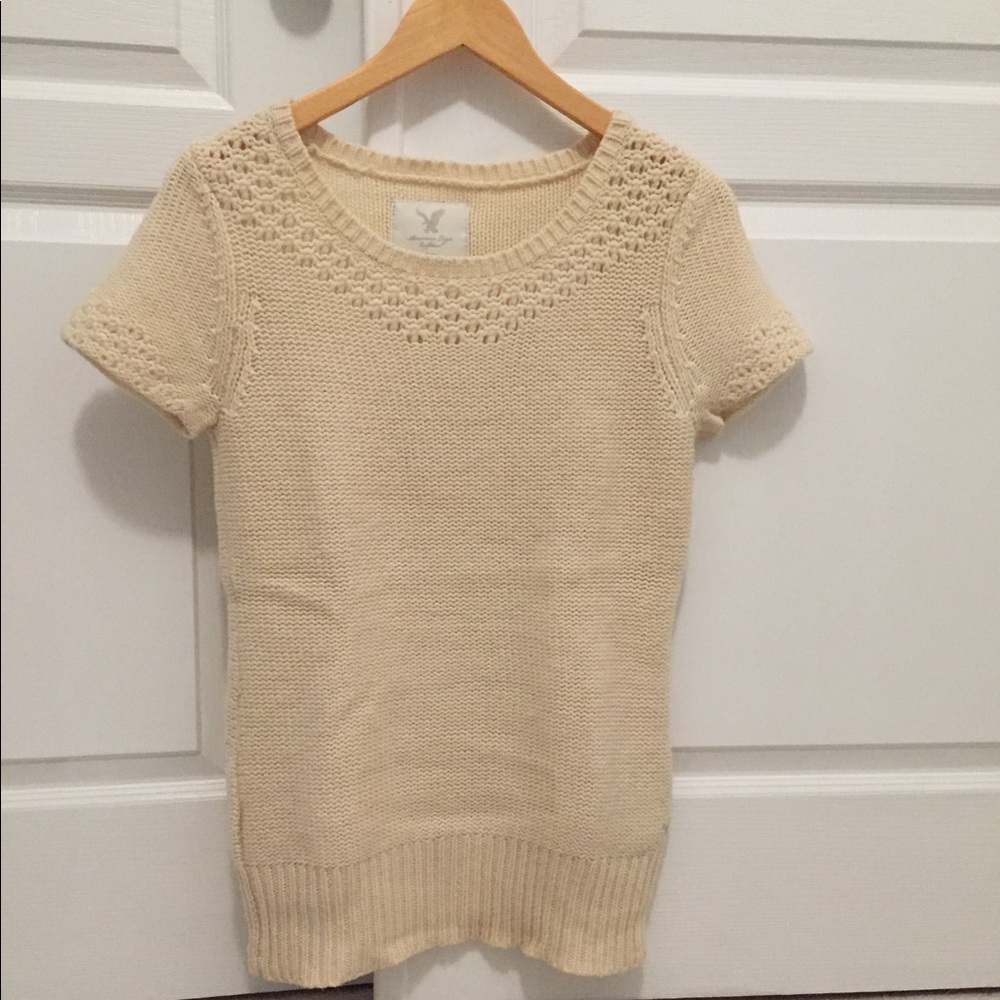American Eagle cream white sweater - Medium
